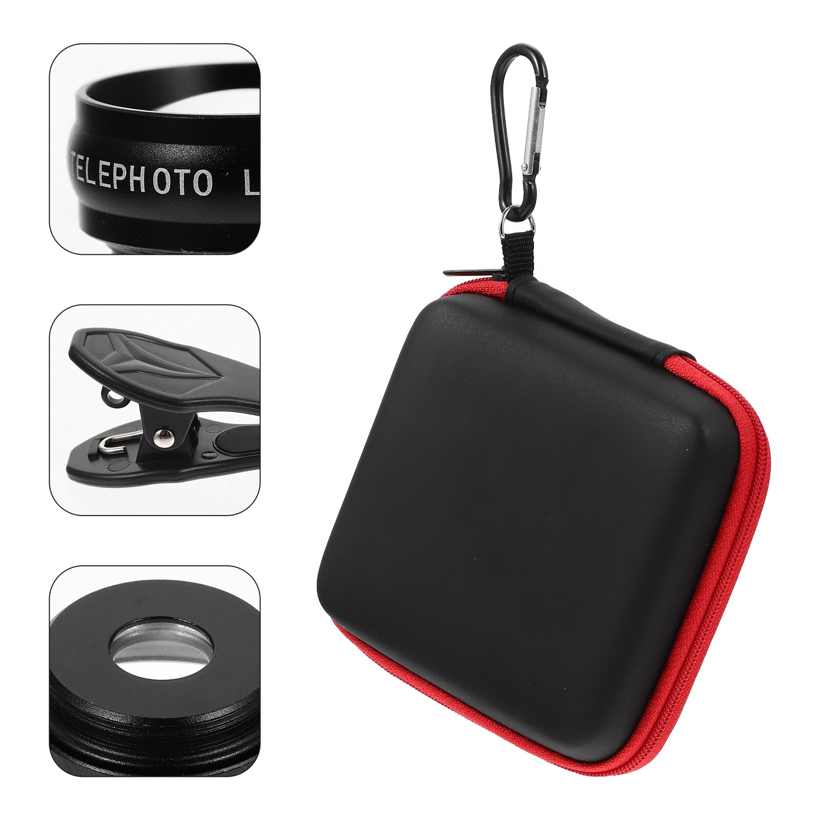 1 Set Draagbare 10 In 1 Groothoek Professionele Lens Clip Voor Mobiele Telefoon