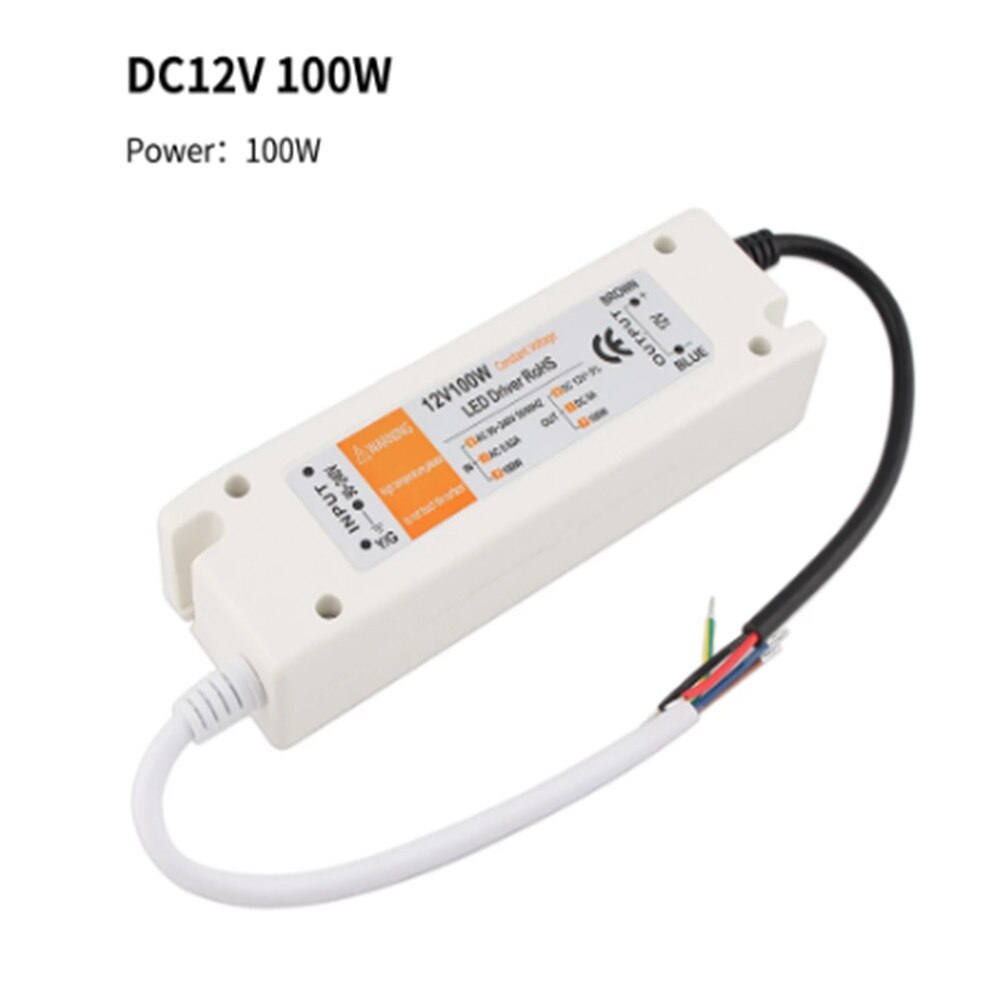 Led Transformator Driver Voeding Adapter Led 12V 18W 28W 48W 72W 100W Led driver Verlichting Voeding Ac Dc 220V Naar 12V