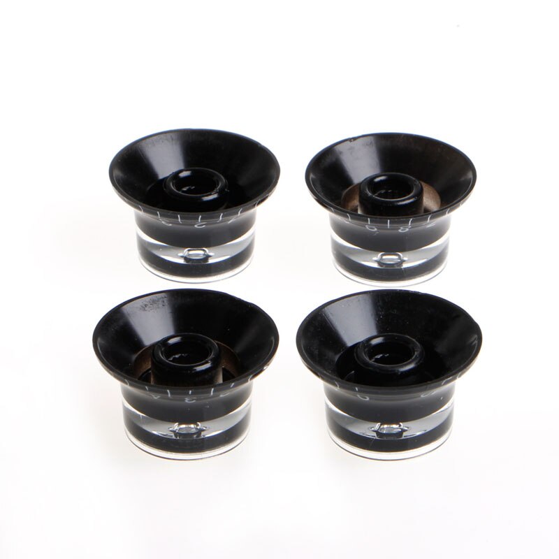 2 tone 2 volumen knapper knapper guitar kontrol sølv hat klokke top potentiometer hætte til lp sg ki -5 u 87
