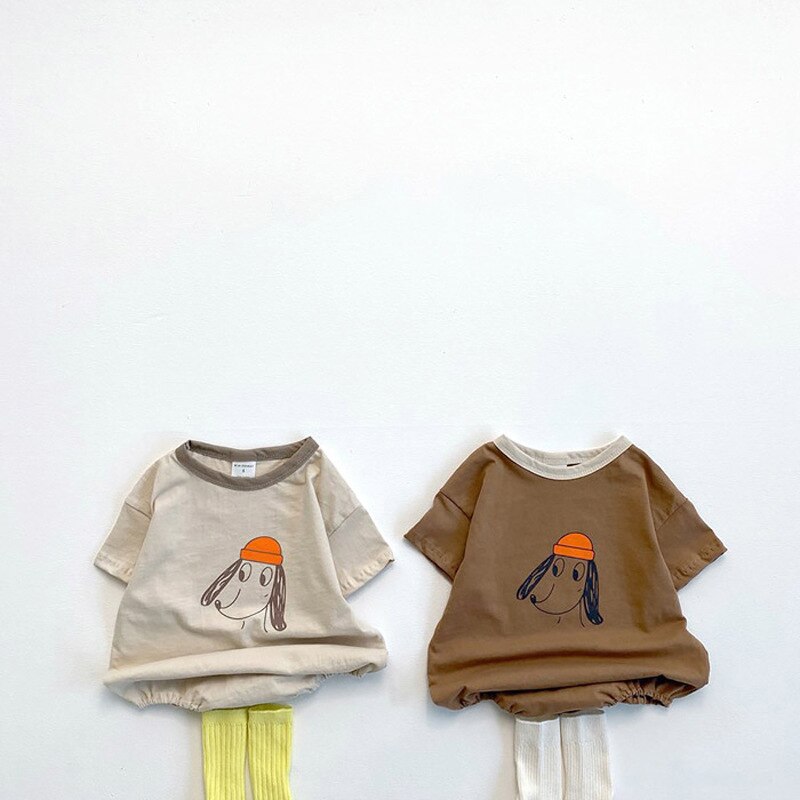 Milancel Baby Kleding Korte Mouwen Baby Meisjes Een Stuk Fruit Patroon Baby Jongens Bodysuits Pure Katoenen Baby Outfit