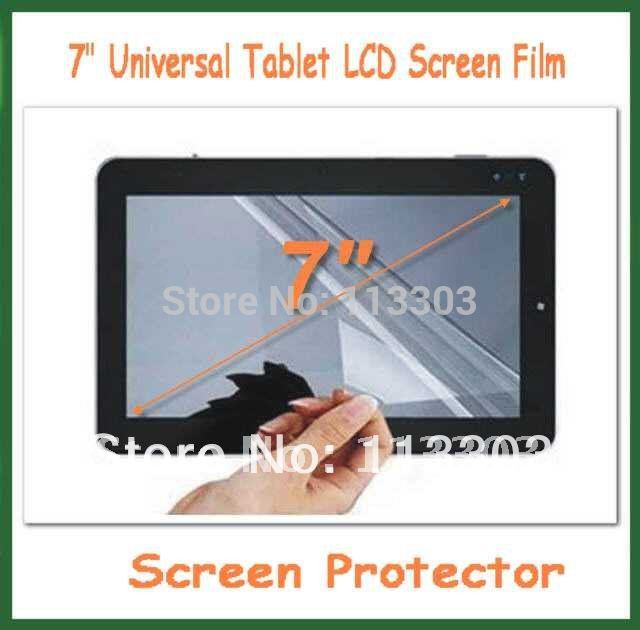 10 stks 7 inch Universal Clear LCD Screen Protector Beschermfolie voor MID Tablet PC GPS PDA MP4 NIET Full-Screen Size 155x92mm