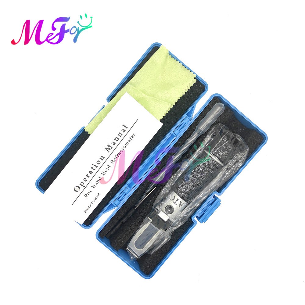 Brix Refractometer 0~32% 0~20% 0~50% Optical Sugar Food Beverages ATC Content Meter Tool Test Handheld Brix Meter Tester