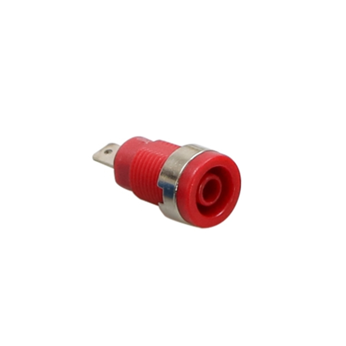 1/5/10PCS Insulated Safety 32A 4mm Banana Terminal 6 Colors Female Jack Panel Mount Socket Binding Post Wire Connector: Red / 5PCS