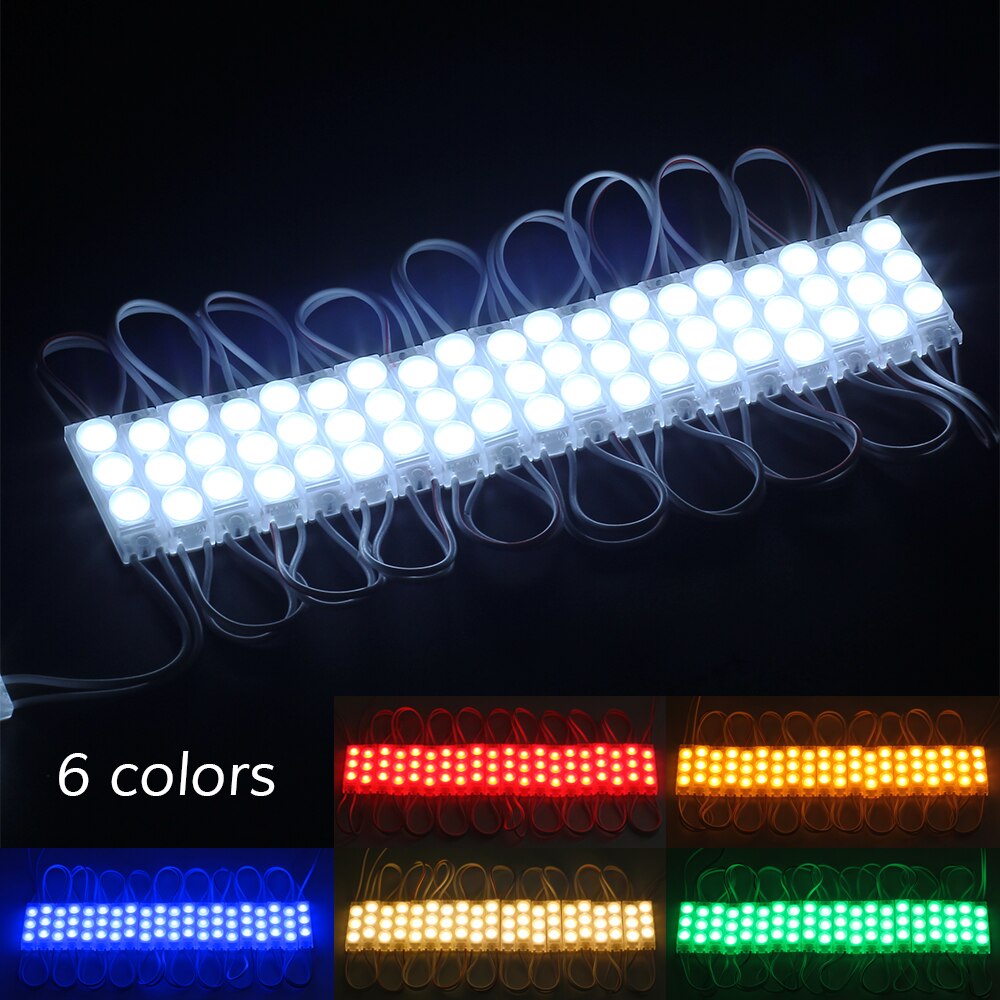 20 Stks/partij LED Module 2835 SMD IP65 Waterdichte injectie lens LED Teken Reclame Backlight DC12V