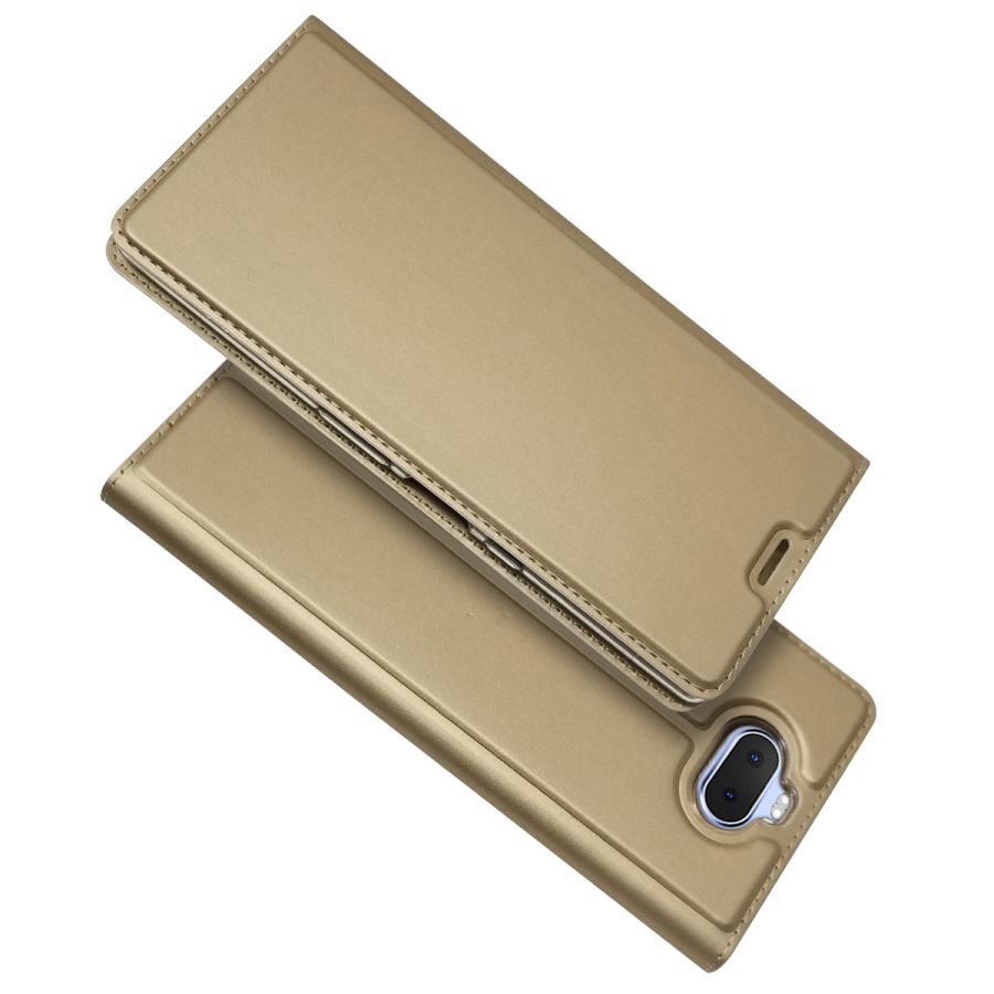 Custodie sFor in pelle Fundas Sony Xperia 10/Xperia 10 Più La cassa Per Sony Xperia XA3 Ultra Magnetico di Vibrazione Del Raccoglitore custodie Della Pelle del telefono: For Sony XA3 Ultra / Gold