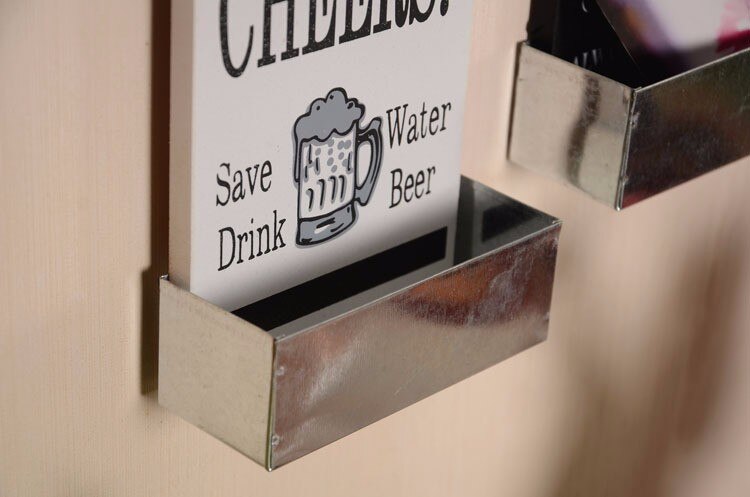 Barra montada en la pared abridor de botellas de cerveza clásica de la vendimia tapa de la pared de la captura de abridor de botellas de cerveza-decoración de la pared