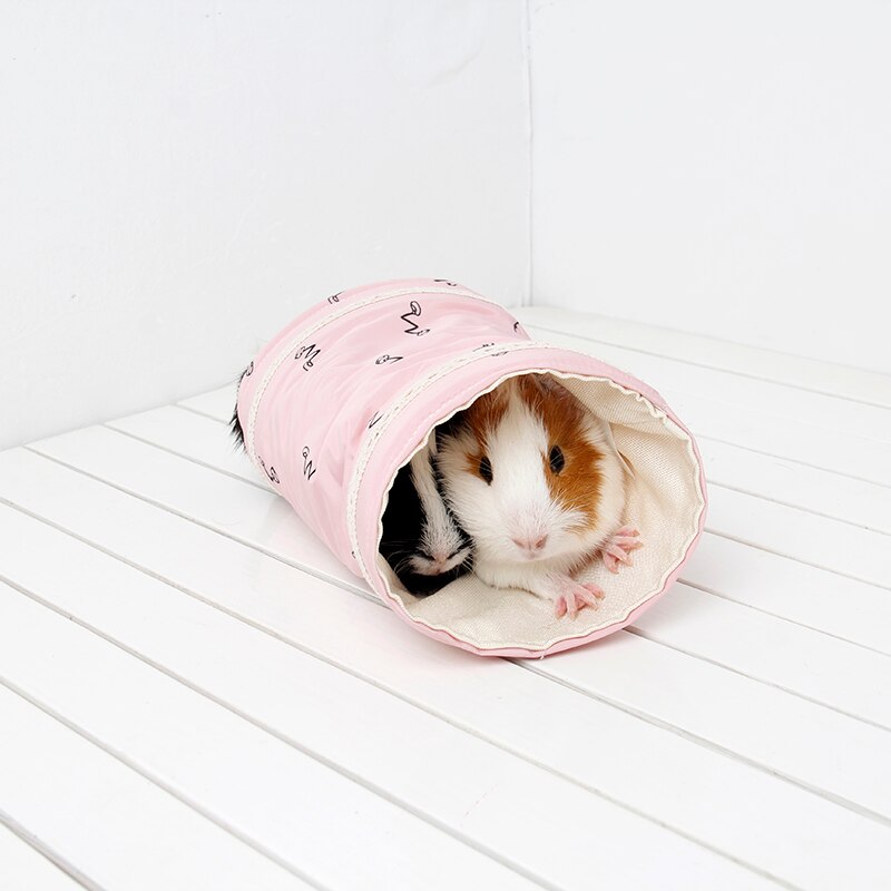 Kleine Cavia Hamster Speelgoed Buizen Tunnels Lente Hamsterkooi Huis Single Channel Chinchilla Hamster Tunnel Warm Speelgoed