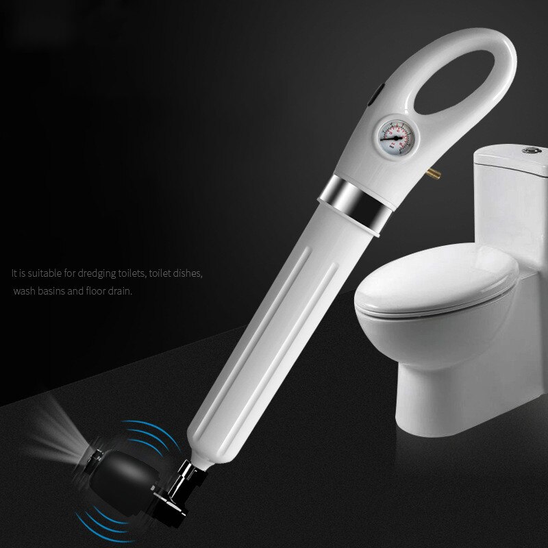 High Pressure Air Drain Blaster Gun Clog Dredge Tools Powerful Toilet Plunger Auger Cleaner For Bathroom Kitchen Sink WF711312