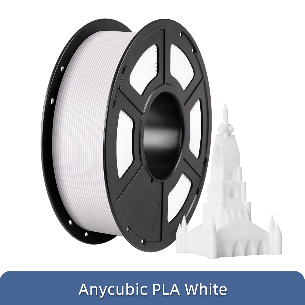ANYCUBIC 3D Printer Multicolor Filament PLA 1.75mm 1kg/Roll Plastic Rubber Consumables Material For FDM 3D Printer Kobra 2 Pro: Orange