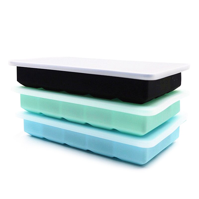 Tray Easy POP Out Silicone Round Cubes Maker Drink Freezer Jelly Moulds