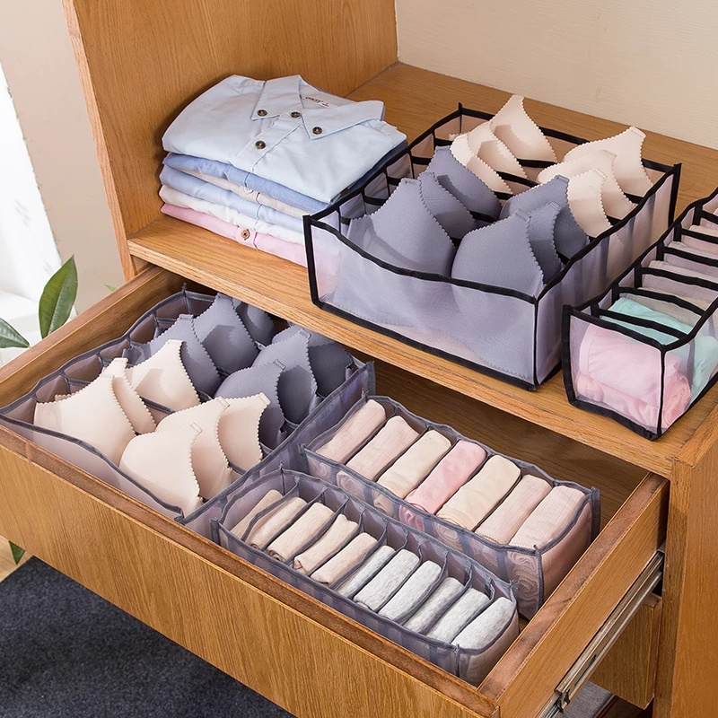 Boîte de rangement pour jeans à 11 grilles, placard, garde-robe, compartiments pour vêtements, tiroirs, sous-vêtements, chaussettes, séparation, organisateur de maison
