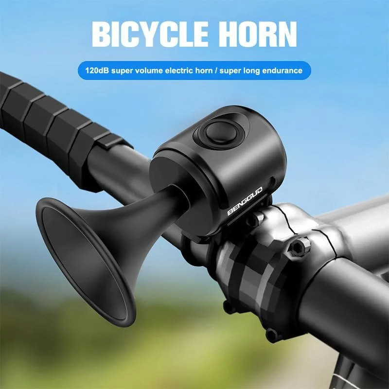 Fahrrad elektronische laute Hupe 120 dB Warnung Sicherheit elektrische Glocke Polizei Sirene Fahrrad Lenker Alarm Ring Glocke Radfahren freundlicher Rolle