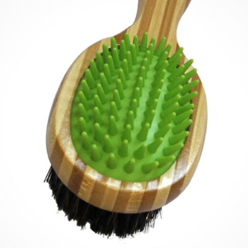 Brosse à shampoing pour chien et chat, peigne de Massage, accessoire de toilettage, de bain, poils courts, en caoutchouc de Silicone souple, outil de nettoyage
