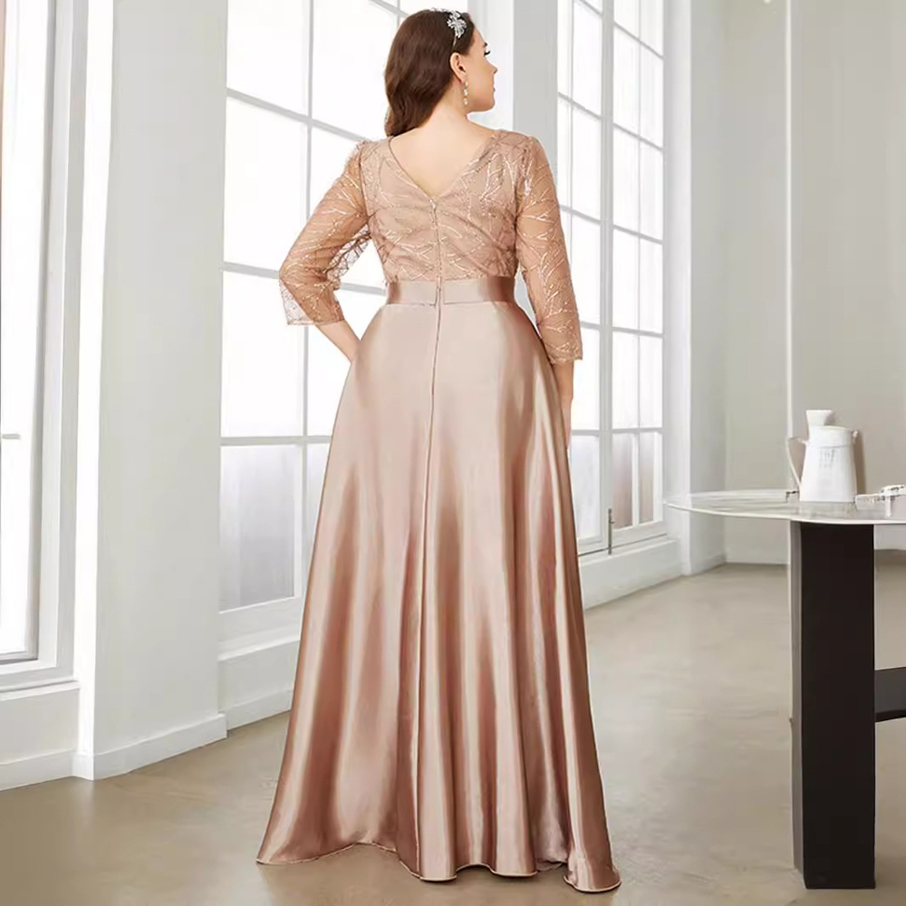 2025 longo desempenho formal feminino vestido de noite festivo para festas venda roxo elegante vestidos de festa gordinho robe gala femme