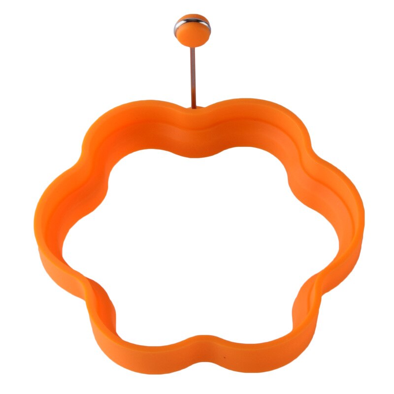 Silicone Fried egg mold round Heart-Shaped Star Bear Flower Omelette Maker Molded Silicone Omelette Pancake Baking Shape