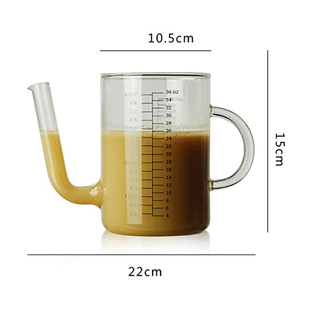 34 unzen Soße Öl Suppe Fett Separator Fett Öler Filter Sieb Schüssel Heimat Küche Kochen Werkzeuge Öl Suppe Fett Separator