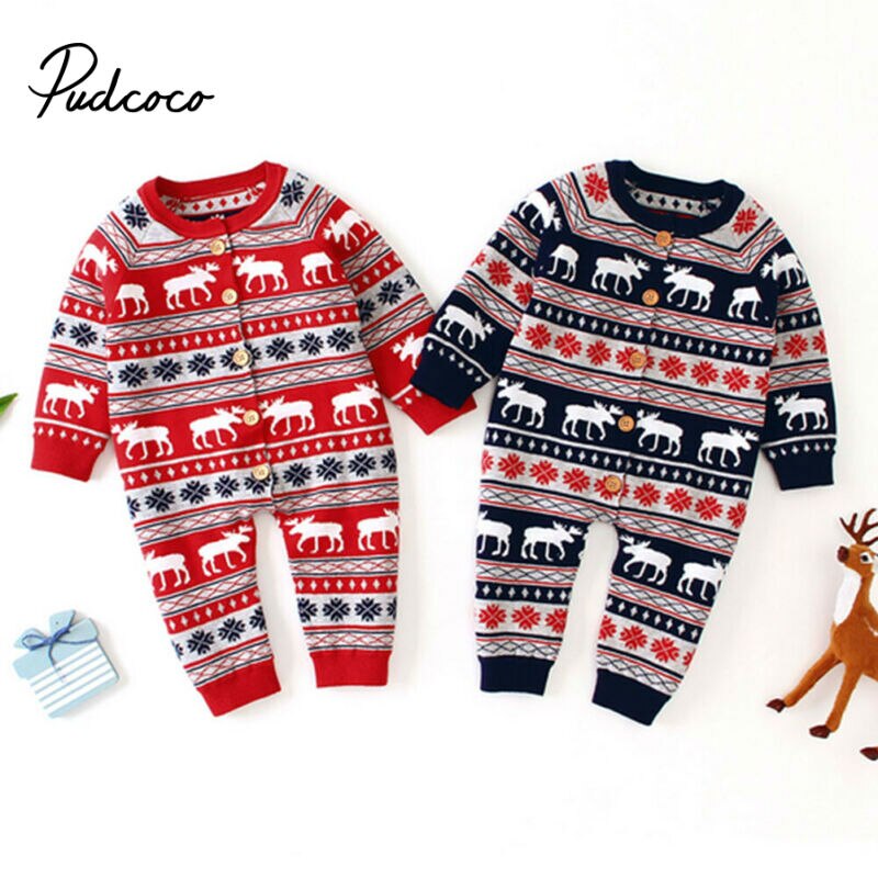Baby Herbst Winter Kleidung Neugeborenen Baby Mädchen Jungen Weihnachts Romper Plaids Overall Langarm Overall Kleidung