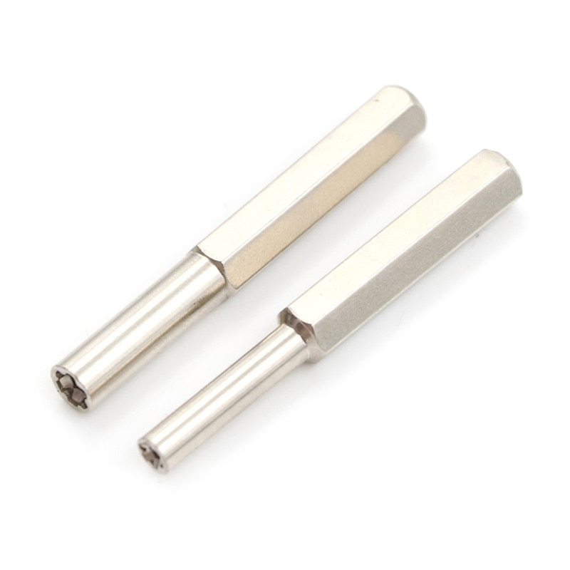 3.8mm/4.5mm acier inoxydable sécurité tournevis outil Bit Gamebit pour Nintendo NES SNES N64 jeu garçon croix Tri tournevis