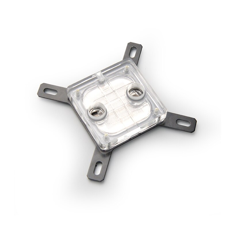 CPU Water Cooling Radiator Block use for INTEL LGA1150 1151 1155 1156 X99 Transparent with RGB Liquid Cooling System