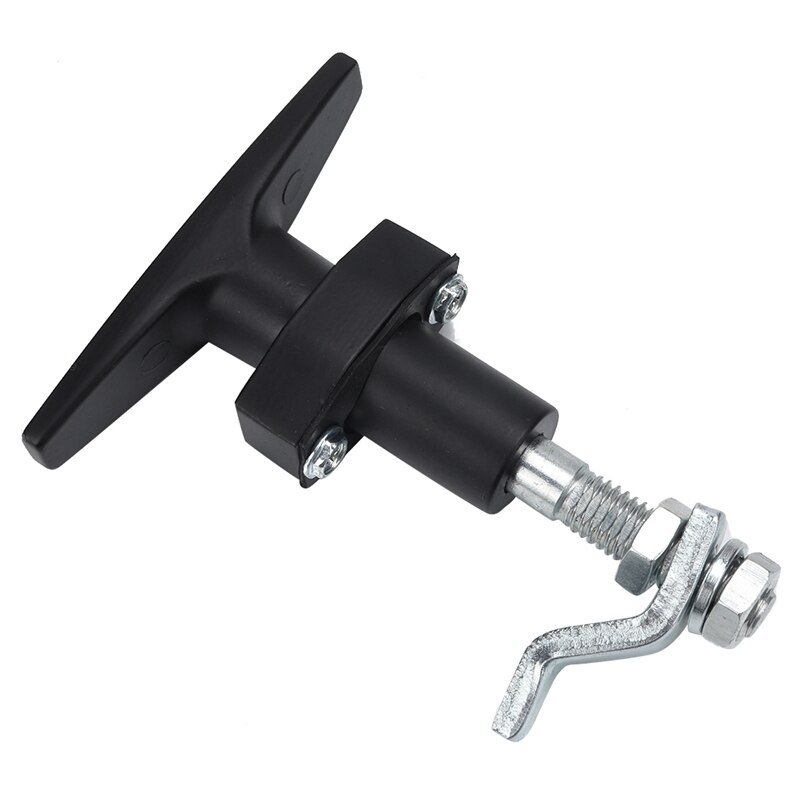 Black Front Fixing T Locks Without Lock Cylinder for Trailer Caravan Canopy Canopie Tool Box