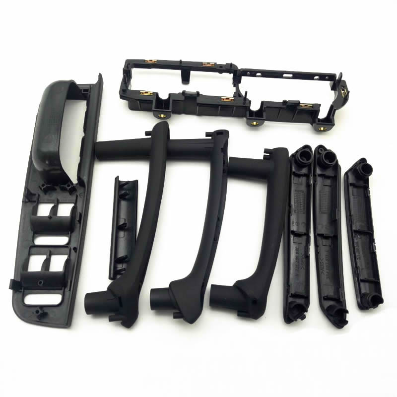 SKTOO 9 sztuk czarny dla Volkswagen Passat B5 wewnętrzny uchwyt drzwi/uchwyt wnętrze/uchwyt wewnętrzny