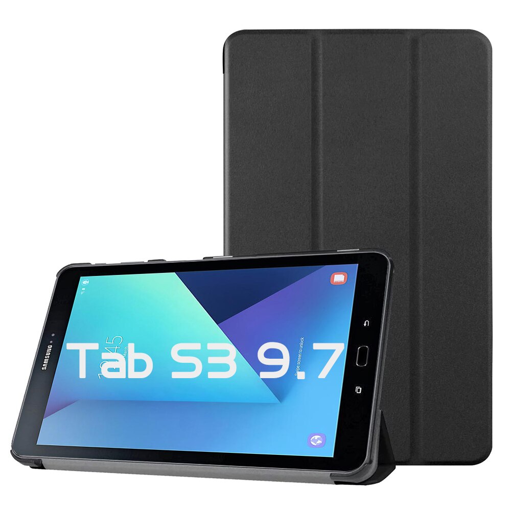 Funda Samsung Galaxy Tab S3 &amp; S Pen 9.7 SM-T820/T825 Magnetische Tablet Case Stand Flip Coque Auto wake/Sleep Smart Cover