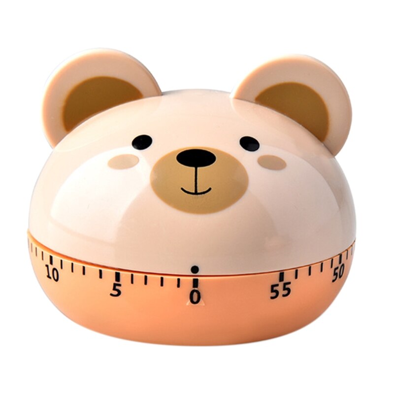 Minuteur mécanique de cuisine 60 Minutes, machine de cuisson ABS, horloge, alarme forte, compteurs, minuterie manuelle, directe: BEAR