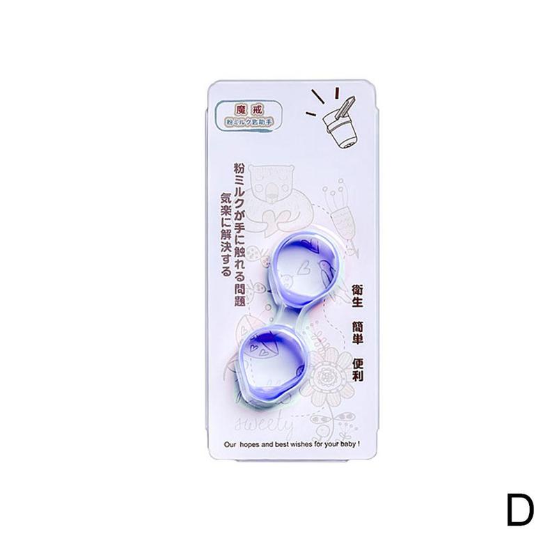 Misurini per latte in polvere per bambini e misurino misurino cucchiaio manico in silicone accessori da cucina strumento di misurazione: D