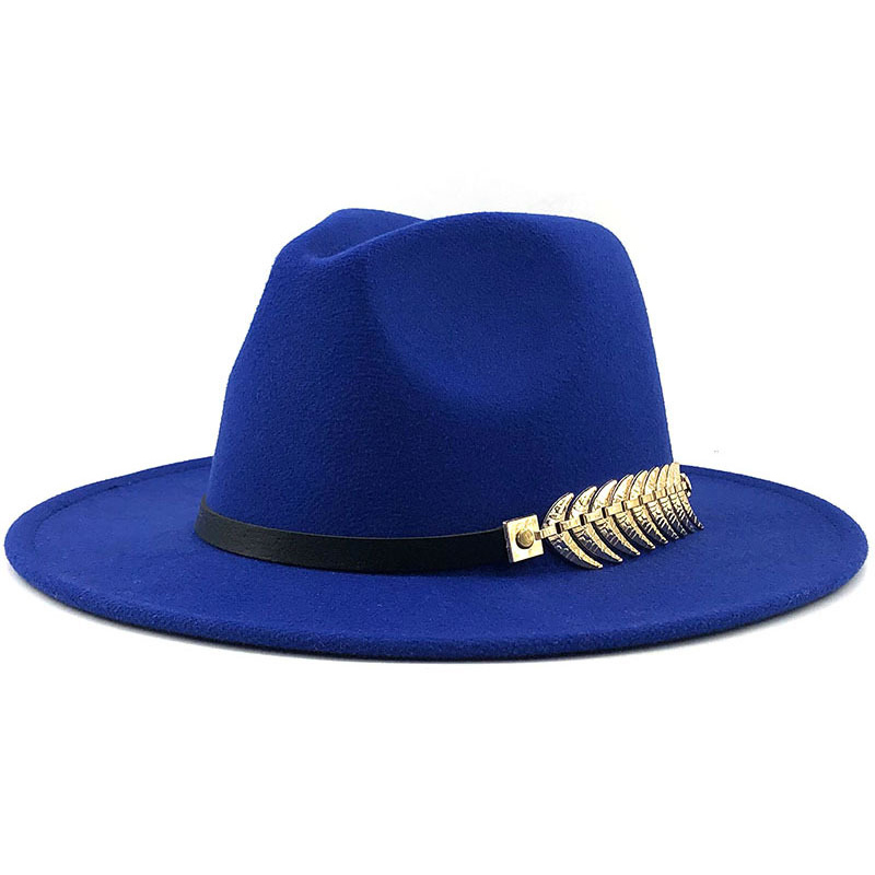 Specjalne kapelusze filcowe męskie kapelusze Fedora z paskiem kobiety Vintage Trilby czapki wełna Fedora ciepły jazzowy kapelusz Chapeau Femme Feutre Panaman kapelusz