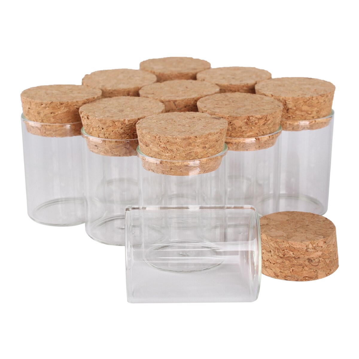 24Pcs 15Ml Maat 30*40Mm Reageerbuis Met Kurk Spice Flessen Container Potten Flesjes Diy craft
