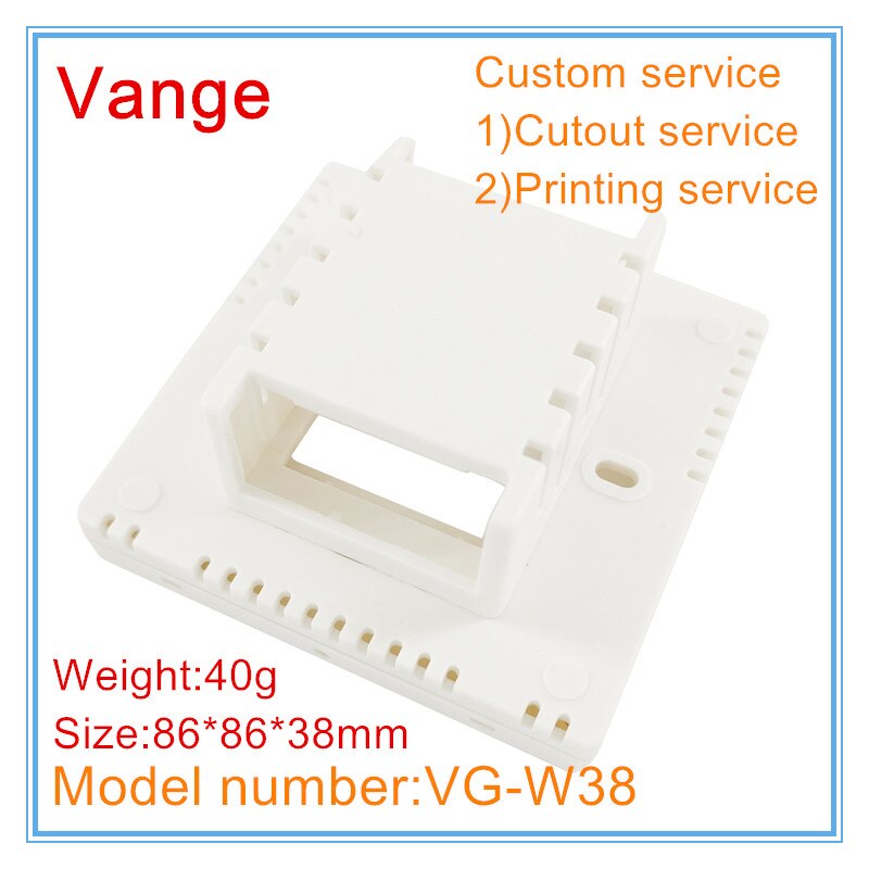 1pcs/lot electronic control box 86*86*26mm wall mount ABS plastic housing enclosure case