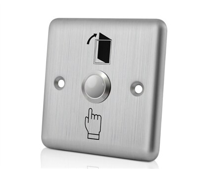 Stainless Steel Exit Button (Strip) Industrial nickel-clad copper material, tested to 1 million cycles