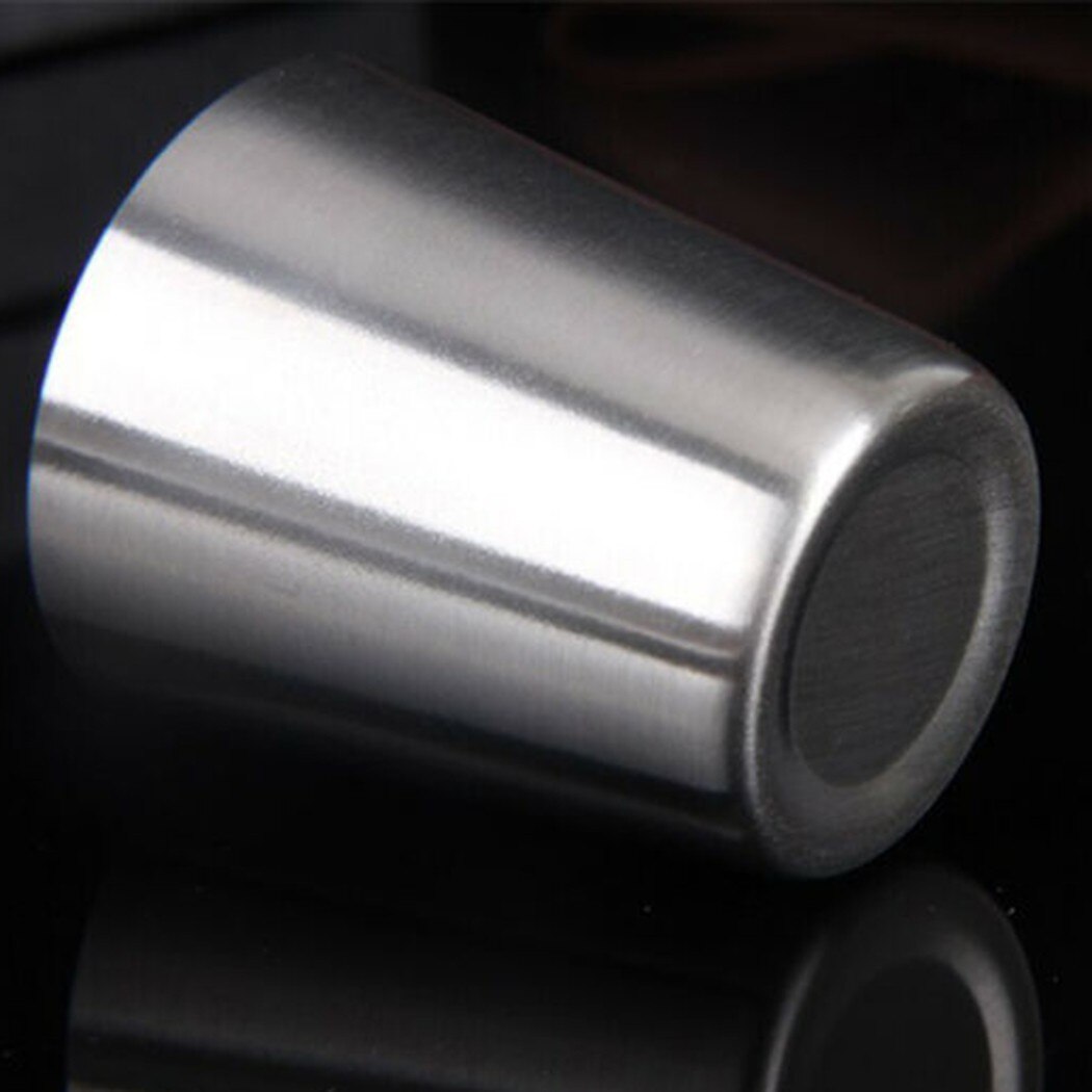 10Pcs 30ml Stainless Steel Cup Anti-fall Children Metal Travel Drinking Container Beer Cola Milkshake Cup Metal Mugs Drinkware