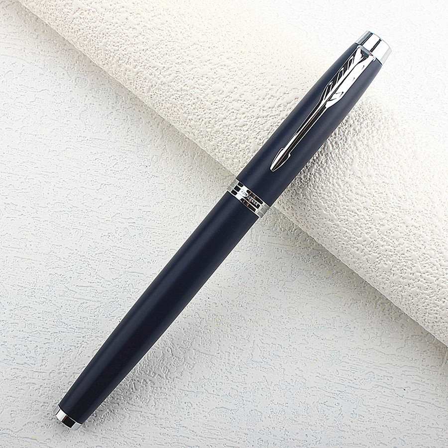 Metal Fountain Pen Black/ Red Luxury Pens 0.7mm Nib Writing Ink Pens Stationery Business Office School Supplies