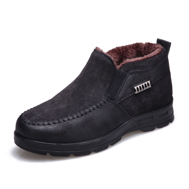 Vinterstøvler til mænd vintersko varm plys pels snestøvler til mænd ankelstøvler herre vinterstøvler bota masculina botas hombre
