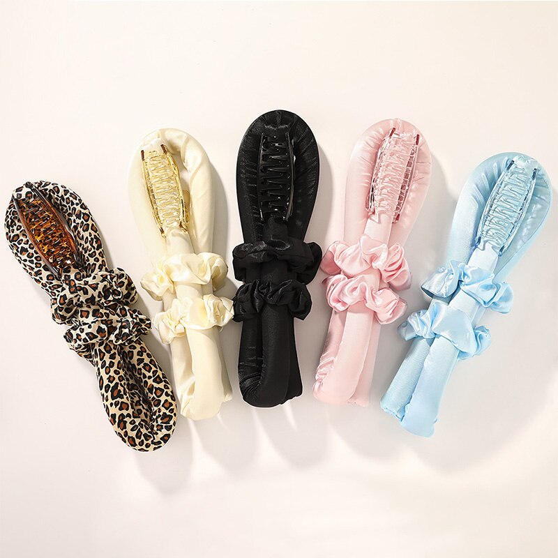 Ruban pour boucler les cheveux sans chaleur, rouleau pour cheveux, ruban pour boucler les cheveux