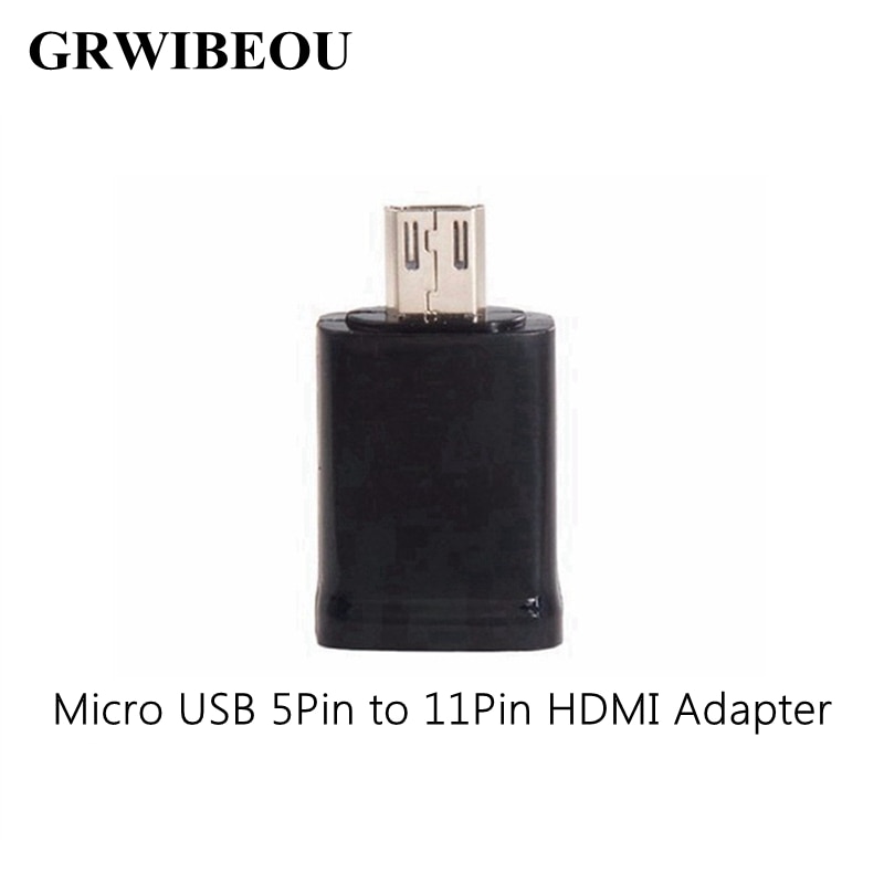Micro USB 5 broches à HDMI 11 broches connecteur câble adaptateur pour Samsung Galaxy SIII S3 S4 S5 Note 2 3 4 i9300 5pin à 11pin convertisseur