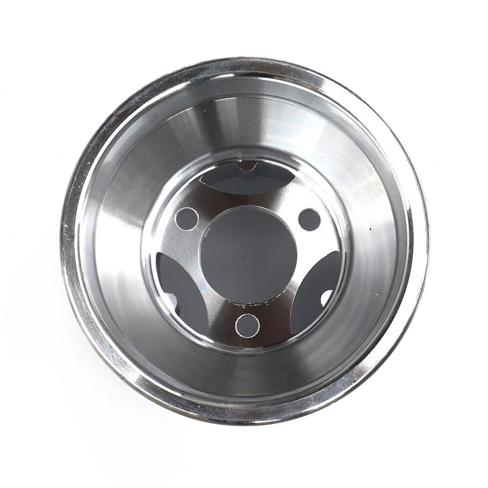 Llanta de aleación de aluminio para GO KART ATV UTV Buggy, llanta trasera plateada de 11x7.105 pulgadas con borde de la rueda del eje, buena
