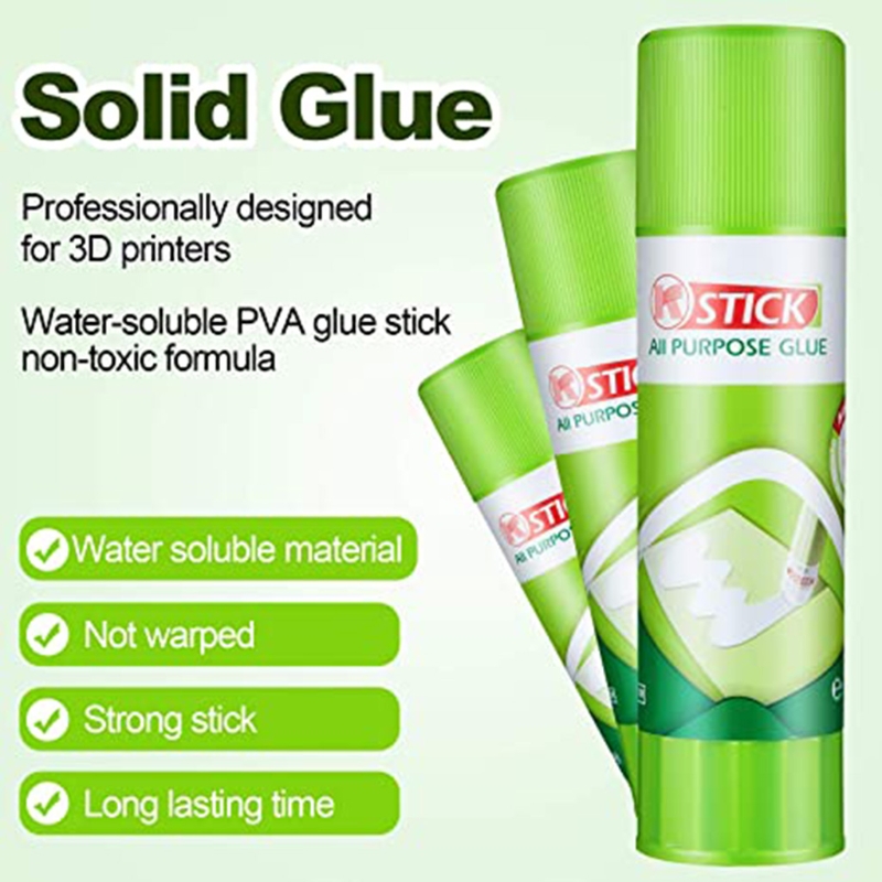 3D Printer Platform Special Solid Glue PVA Super Glue Stick Non-Toxic Water Soluble Glue 3PCS