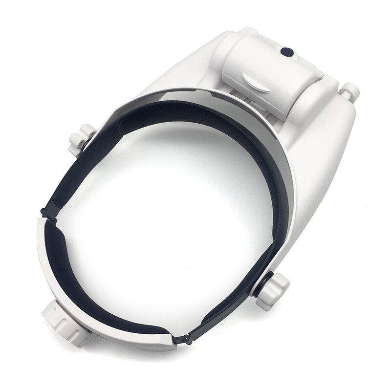 Lupa iluminada con diadema, gafas de aumento de soldadura de reparación recargable, lentes intercambiables, lupa de tercera mano para soldar