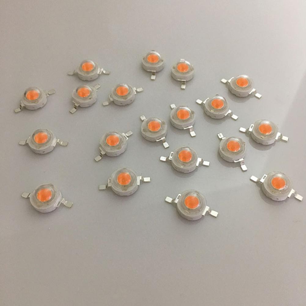 10 Stuks 1W High Power Led Light-Emitting Diode Leds Chip Smd Warm Wit Rood Groen Blauw Geel voor Spotlight Downlight Lamp