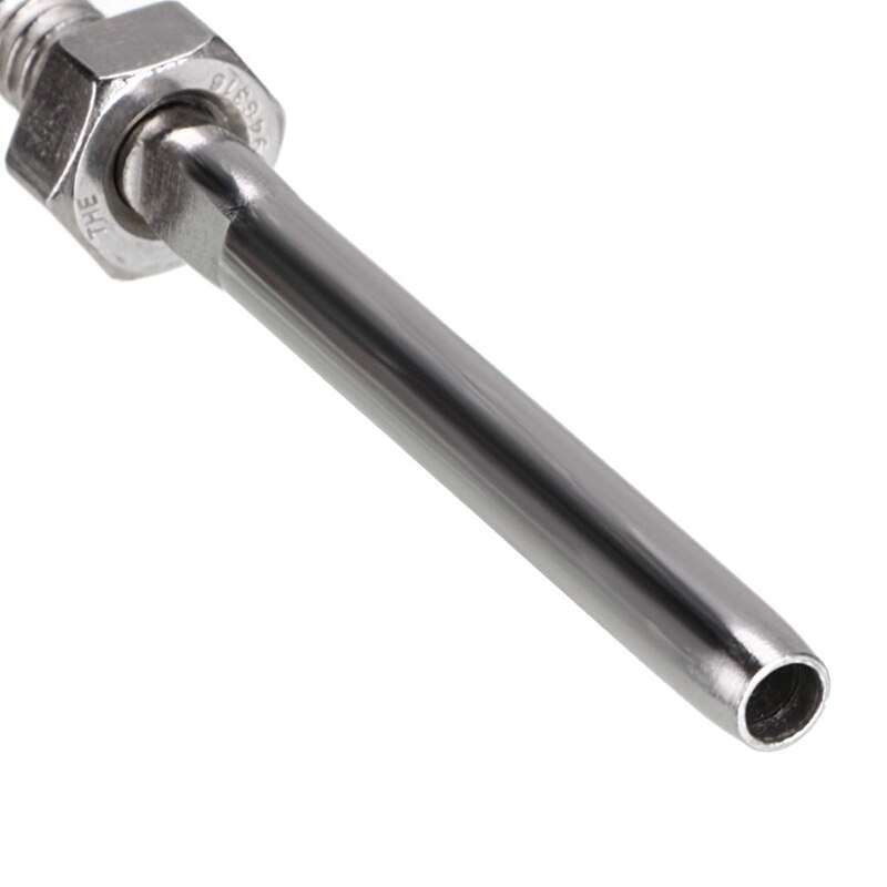Mooie -24- packs swage schroefdraadbouten met schroefdraadaansluiting voor dekkabelhardware voor 1/8 inch dekkabelleuning