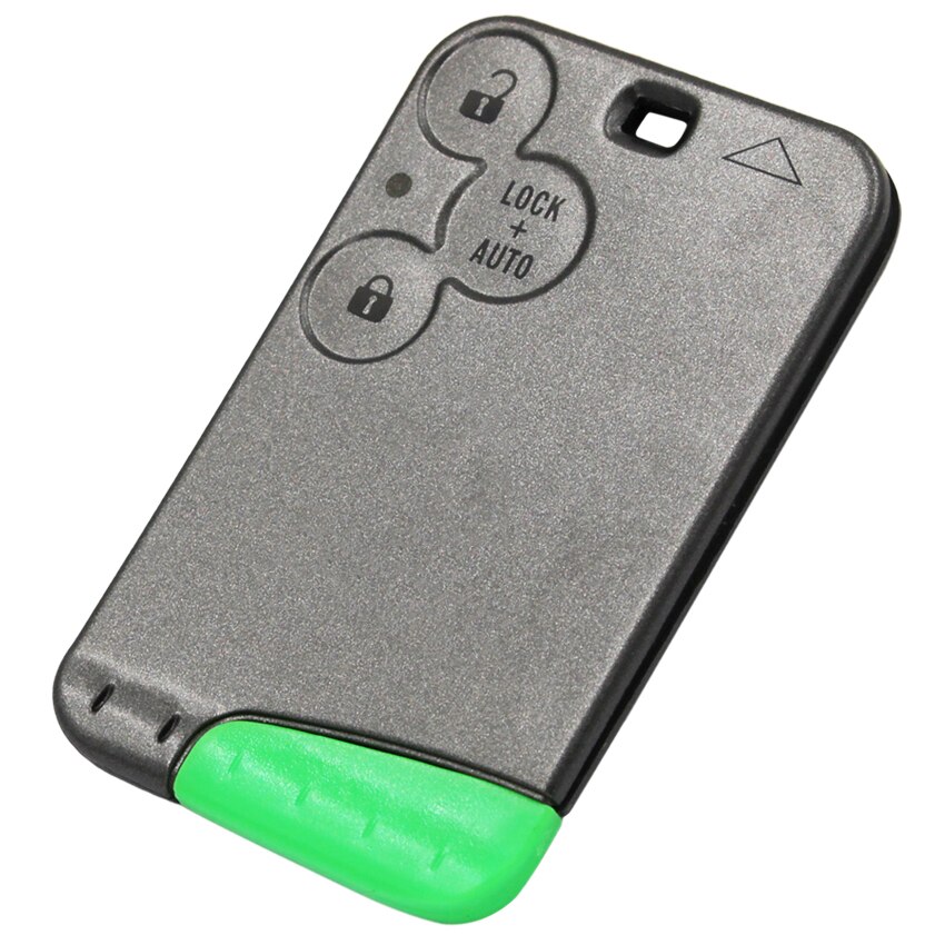 3 Button Smart Card Remote Car Key Case Shell Car Key Housing Fob for Renault Laguna 2001 - with Uncut Blade