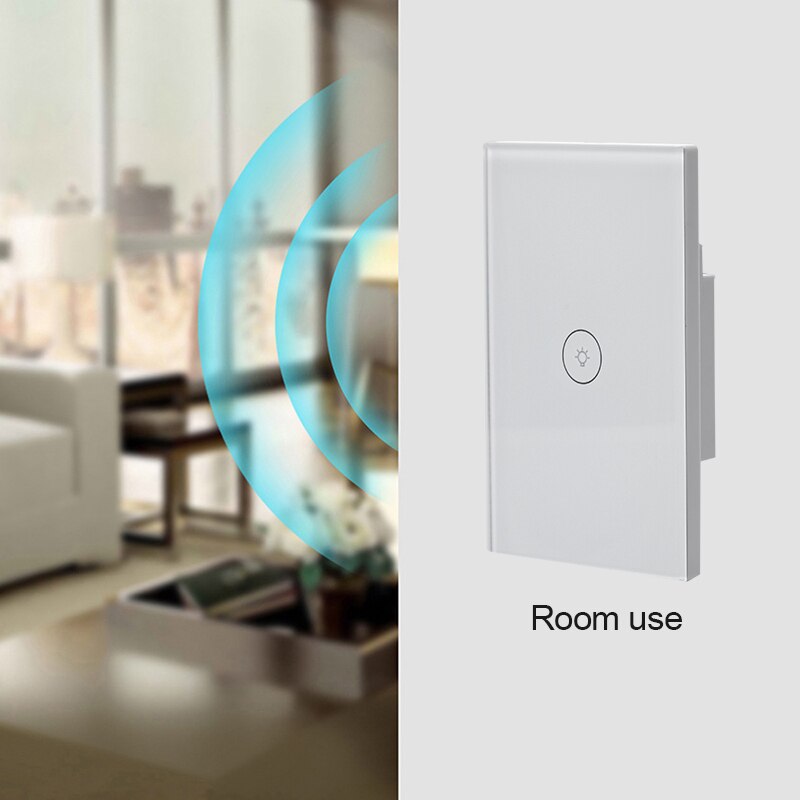Smart Wifi Touch Switch Required Smart Home 1/2/3 Gang Light Switch Accessories Support Alexa Google Home Tuya App