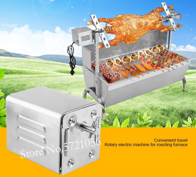 110V 220V Pig Lamb Goat Chicken Charcoal BBQ Grill Roaster Spit Rotisseries Cooking Electric grill Motor Electric Motor
