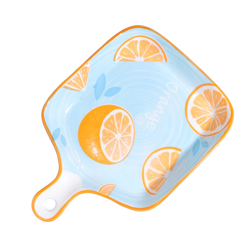 Ceramic Grill Pan Nonstick Plate Grill Cookware Delicate Porcelain Ovenware with Handle for Home (Omelette): Picture 3