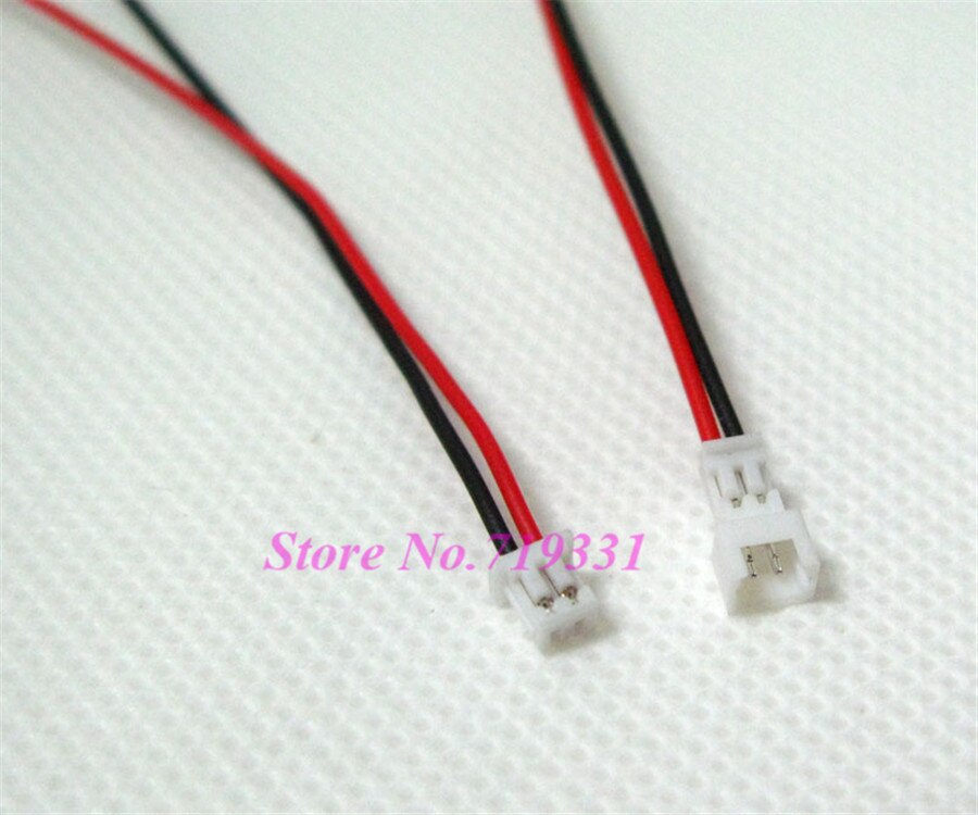 20 Pairs JST 1.25mm 2 Pin Micro Male Female Connector Plug Wires Cables