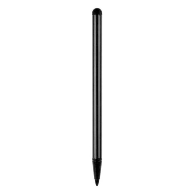 Universal 2 stk kapacitiv pen touch screen stylus blyant til iphone / samsung / ipad tablet multifunktions touchscreen pen: Sort