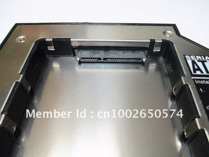 2nd HDD Hard Drive caddy Adapter 12.7mm Universal SATA TO SATA for laptop