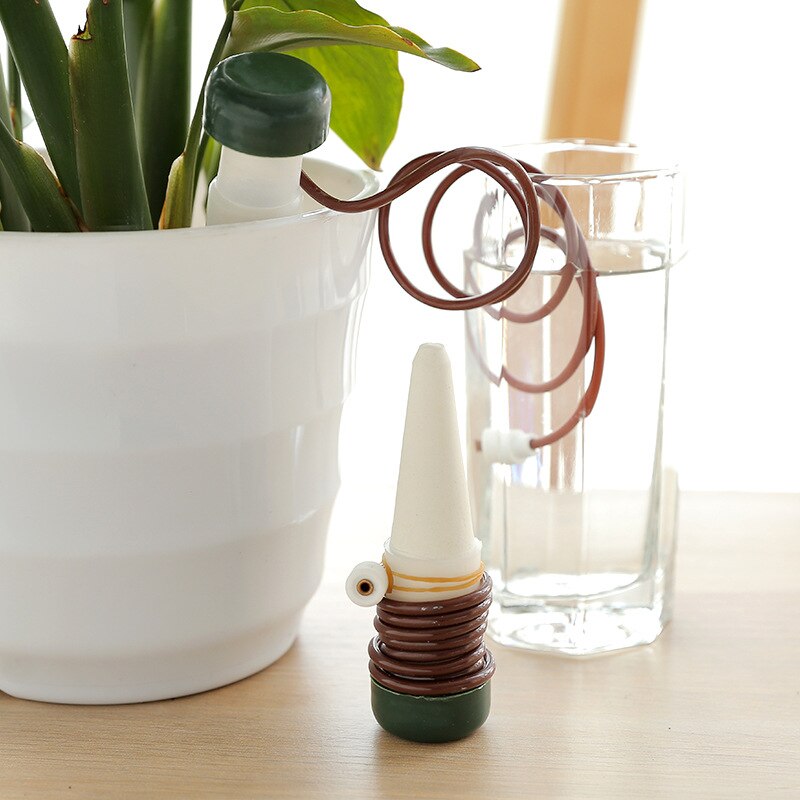 Garden waterer DropShipping0.92+1 Waterer Tool Indoor Plants Automatic Drip Irrigation Watering System Flower Pot Waterer Tool